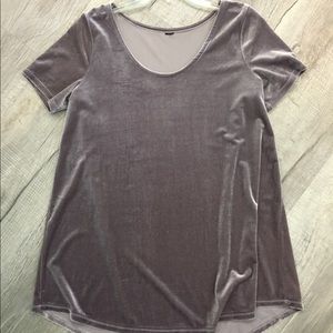 Agnes & Dora velvet T-shirt